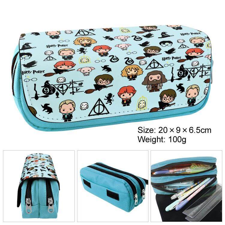 哈利波特笔袋双层大容量小学生中学生文具袋铅笔袋收纳袋带拉链,文具电教/文化用品/商务用品,笔袋,淘宝优惠券,粉丝福利购,淘宝优惠卷
