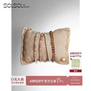 EPISSAGE 26新品Tressé Bracelet 宝石编织手链等系列 SOLSOL