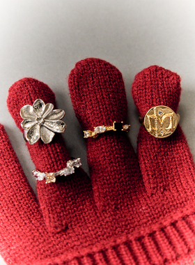 COTEMP设计师品牌树纹系列戒指