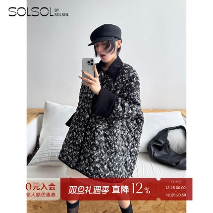 YCH 设计师品牌 25早秋新品 翻领碎花外套 SOLSOL买手店