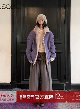 YCH 设计师品牌 26早春新款 休闲褶饰纯色气球裤 SOLSOL买手店