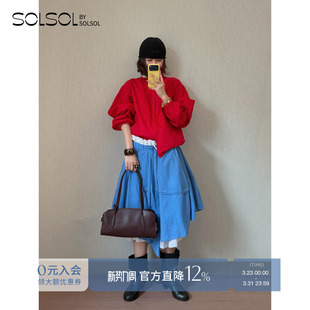 正反两穿休闲拉链夹克SOLSOL 26春夏新品 LOW CLASSIC设计师品牌