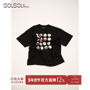 MARTINE ROSE 设计师25秋冬新品卡通毛绒玩偶长袖/短袖T恤SOLSOL