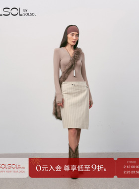 MESTRIO 设计师品牌 25秋冬新款 纯色拉链T恤上衣 SOLSOL买手店