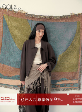 MESTRIO 设计师品牌 25秋冬新品 羊毛极简小外套 SOLSOL