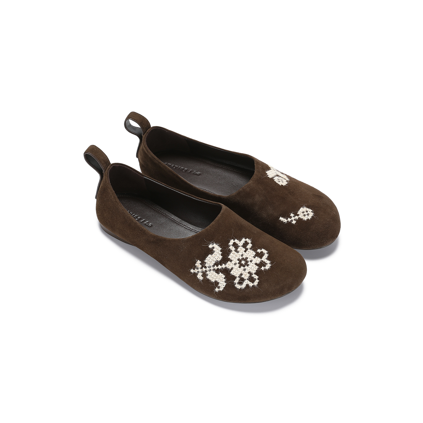 SWAYING/KINT钩针饰面博肯鞋