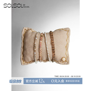 EPISSAGE 26新品Tressé Bracelet 宝石编织手链等系列 SOLSOL