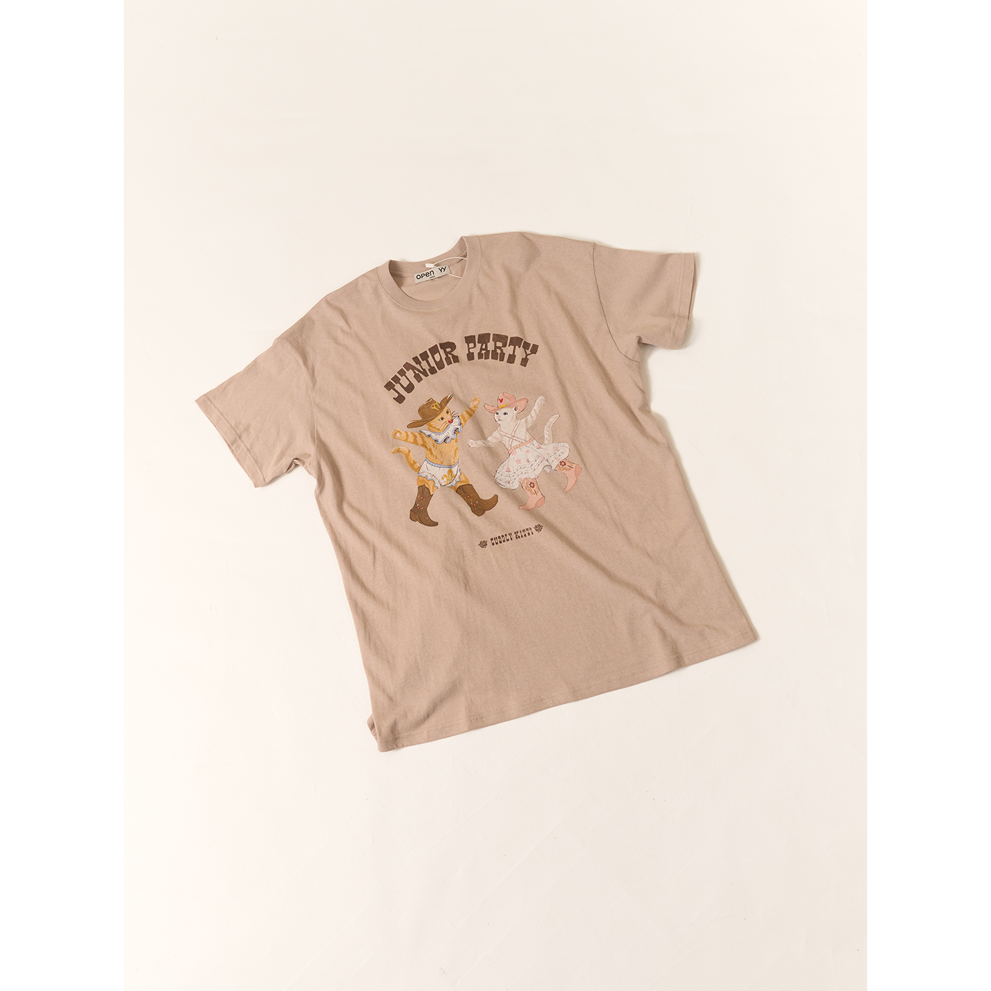 OPENYY宠物俱乐部猫咪派对T恤