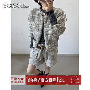 MAGLIANO 设计师品牌 25早秋新款 混色短款开衫 SOLSOL