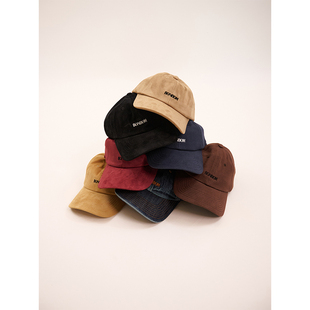 BONBOM 设计师品牌25秋冬新款男女同款休闲logo刺绣鸭舌帽帽子