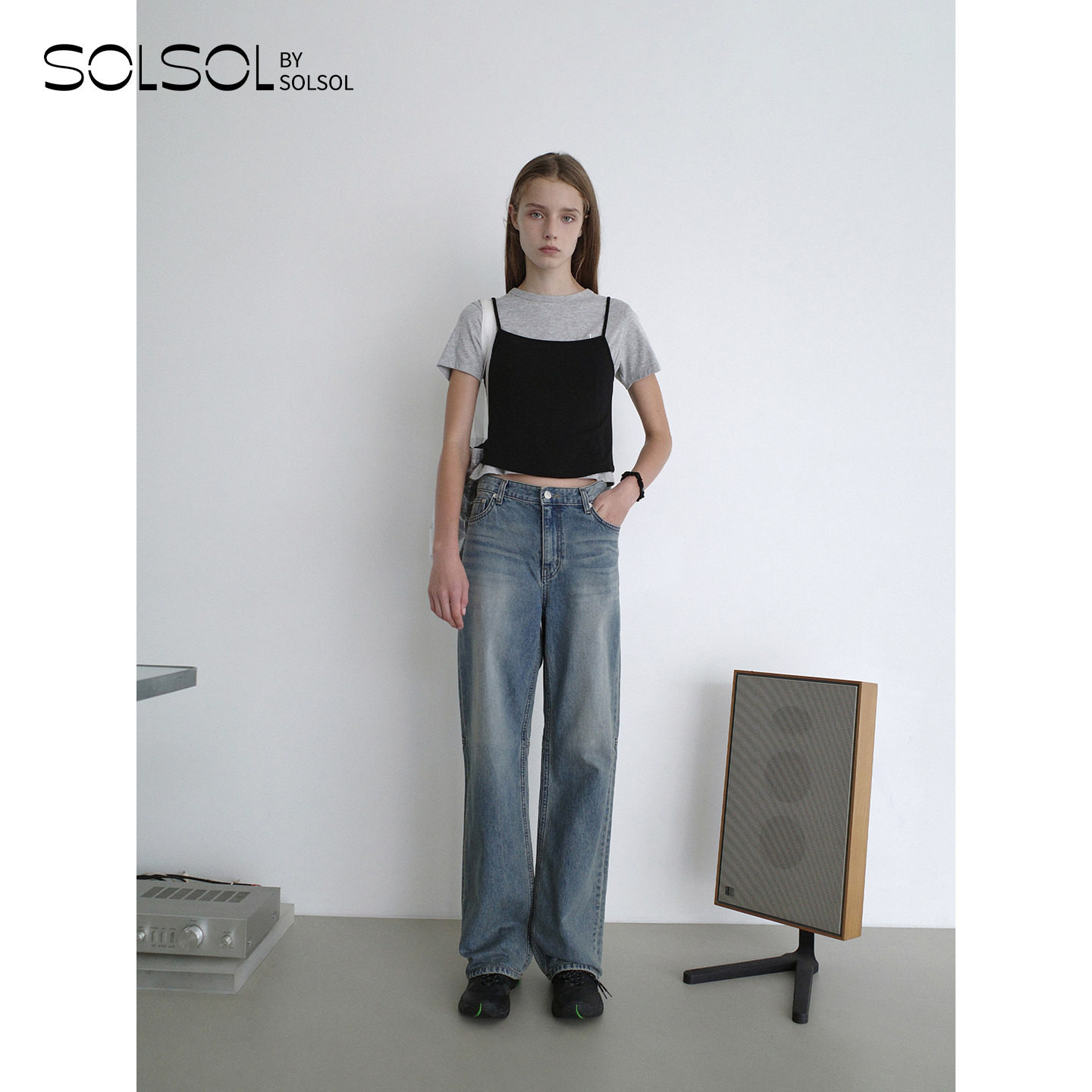 LOW CLASSIC Lc 设计师品牌 25早秋新品 简约吊带 SOLSOL