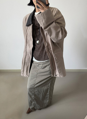 SOLSOLBYSOLSOL YEARLY PLAN品牌 24秋冬新款 立体剪裁双层半裙