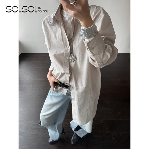 RECTO 设计师品牌 25春夏新款 撞色双领衬衫  SOLSOL