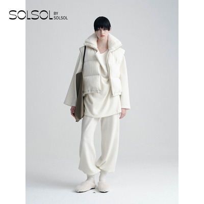 RODERIC WONG 设计师品牌 25秋冬新品 羊毛阔腿空气裤 SOLSOL