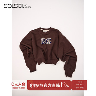RECTO 设计师品牌 25早秋新品 RC刺绣经典卫衣 SOLSOL