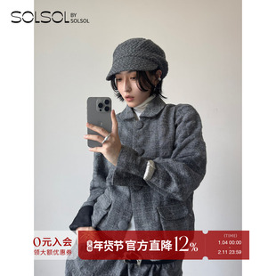 Cotemp 设计师品牌 25秋冬新品 诺维复古超短大衣 SOLSOL