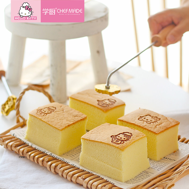 CHEFMADE学厨HELLOKITTY凯蒂猫头铜印章古早蛋糕烙印馒头烫印1号