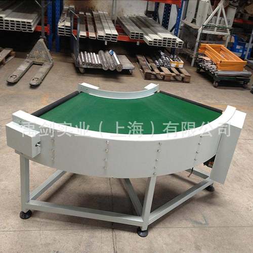 定制90度转弯皮带输送机高质量柔性非标转弯输送机宽皮带转弯机