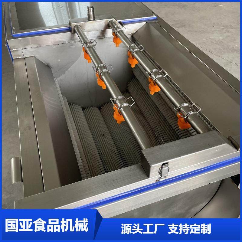 莲藕清洗去皮机多功能毛辊清洗机土豆去皮清洗设备一机多用