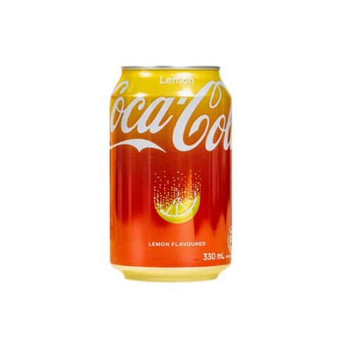 香港进口饮料CocaCola 太古可口可乐零度柠檬330ml*24罐/箱港版