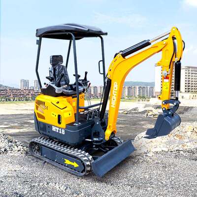 HT18型履带挖掘机 跨境家用小型excavator 一机多用1.8吨小挖机