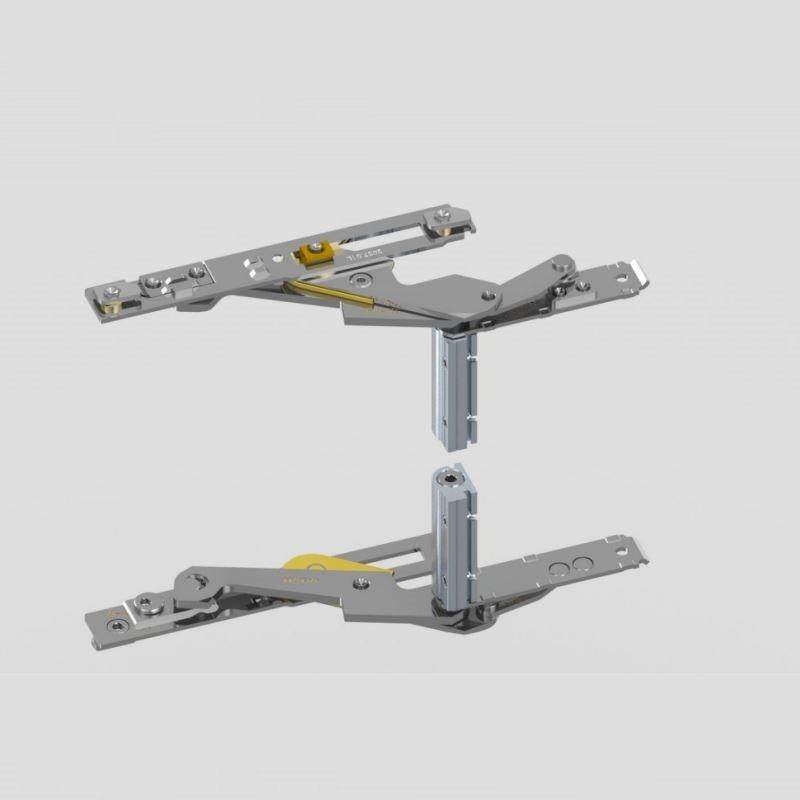 HOPO304不锈钢铰炼C槽内开窗平开门180暗合页隐藏式铰炼CATH55