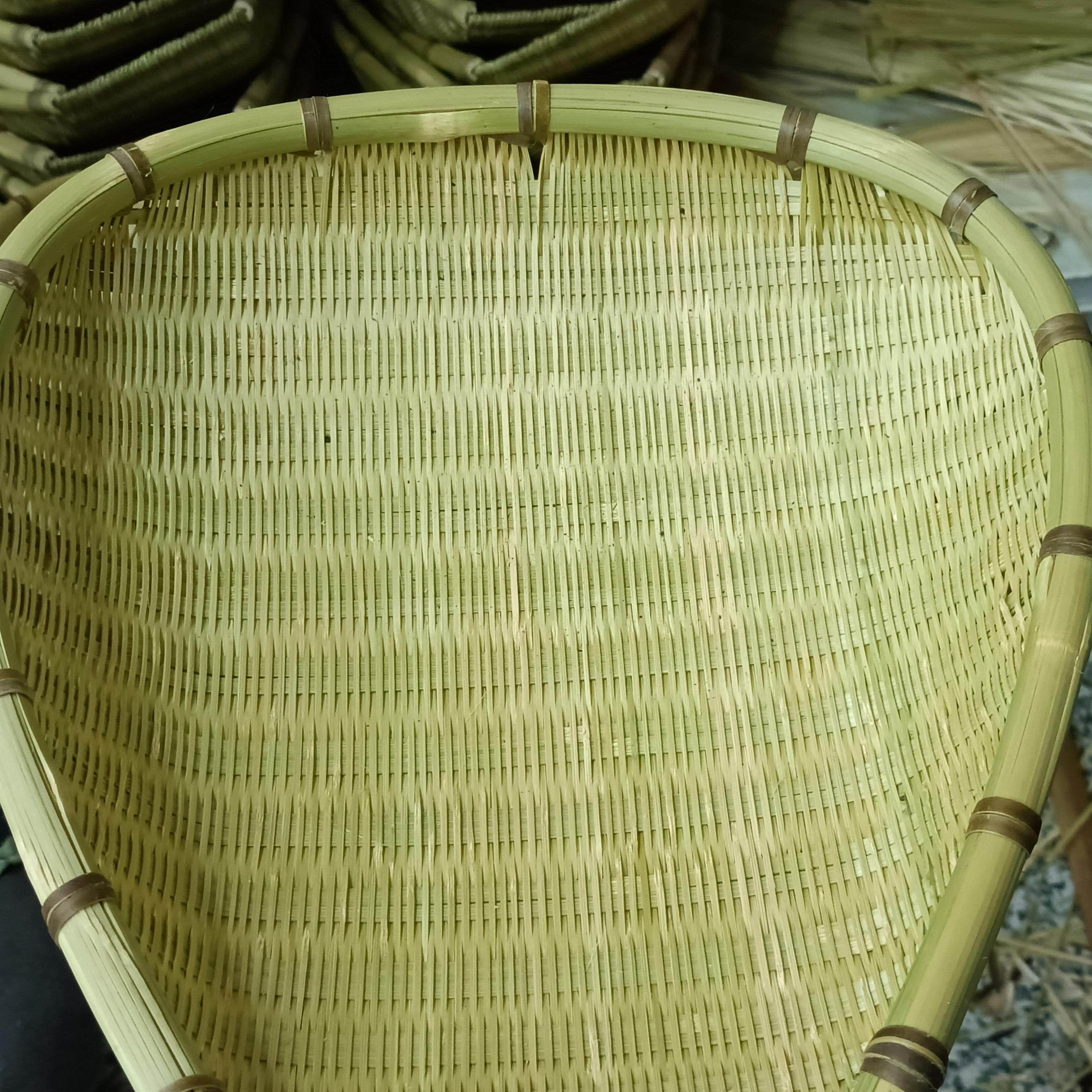 贵州纯手工竹编筲箕淘米篮水果篮精细厨房收纳菜筐沥水竹篓竹制品