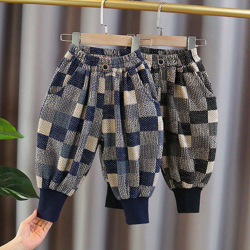 儿童裤子男童春秋装长裤2025新款1-2-3岁4宝宝大PP裤春宽松灯笼裤