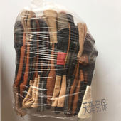 半皮革防护搬运帆布焊劳保手套 电焊手套加厚耐磨短款 特惠10双 包邮