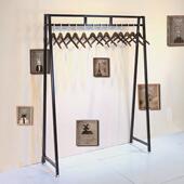 铁艺婚纱架子展示架落地挂衣架婚纱店影楼工作室旗袍礼服秀禾货架