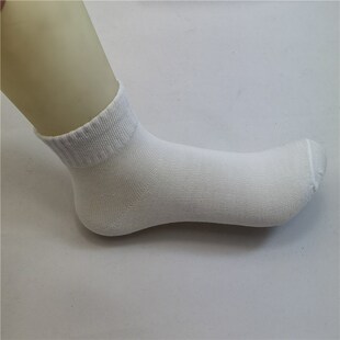 33小号34白袜大童10棉袜12岁以上 袜子男童上学女小脚儿童白色小码