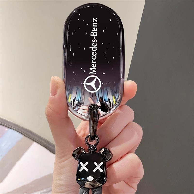 适用于新款奔驰钥匙套c260l/e300l车a200l/c200l扣glc glb220壳包
