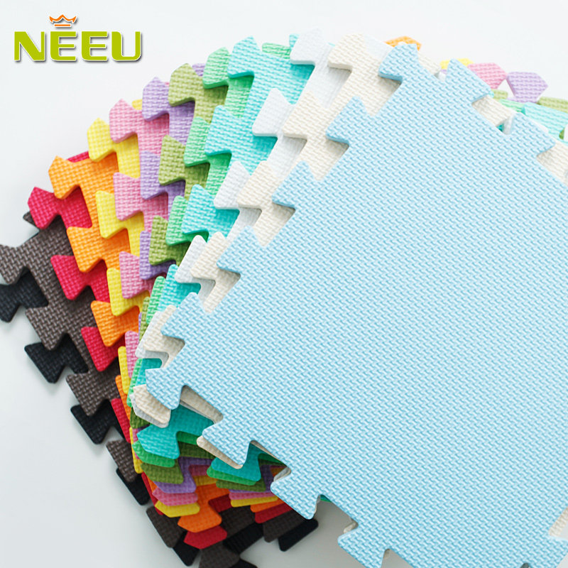 卧室寝室宿舍拼接地毯塑料地板儿童宝宝拼图爬行垫泡沫地垫30*30