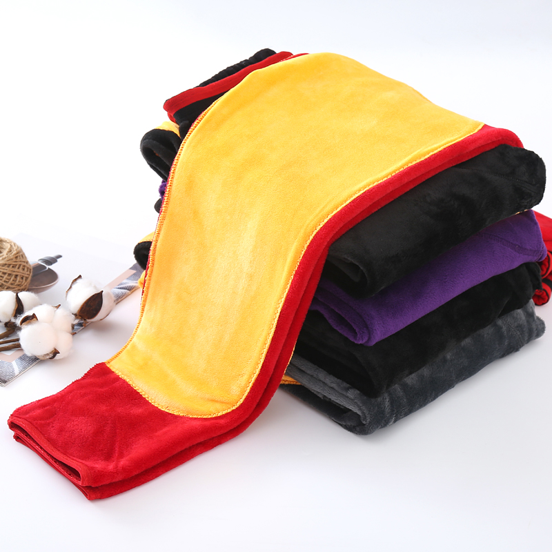 中老年男女士加肥加大码纯棉加绒保暖裤高腰宽松护膝棉毛裤厚秋裤