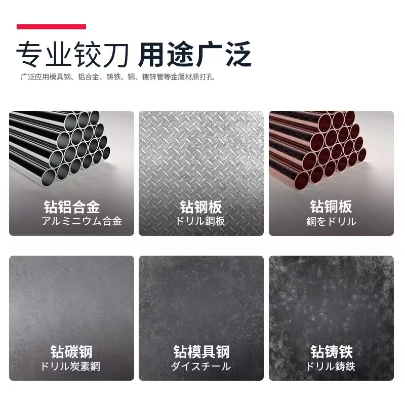 高速钢可调节手用铰刀高精度直柄手动扩孔绞刀 15.25-17 54-64