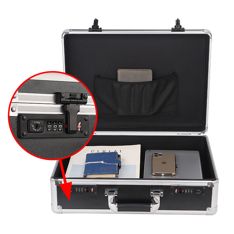 小型保险箱家用防盗首饰存钱收纳箱珠宝保管箱手提入衣柜海关密码