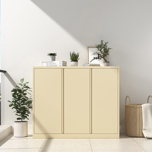 窄阳台储物柜防晒防潮水家用飘窗钢制高矮柜收纳杂物小户型室内柜