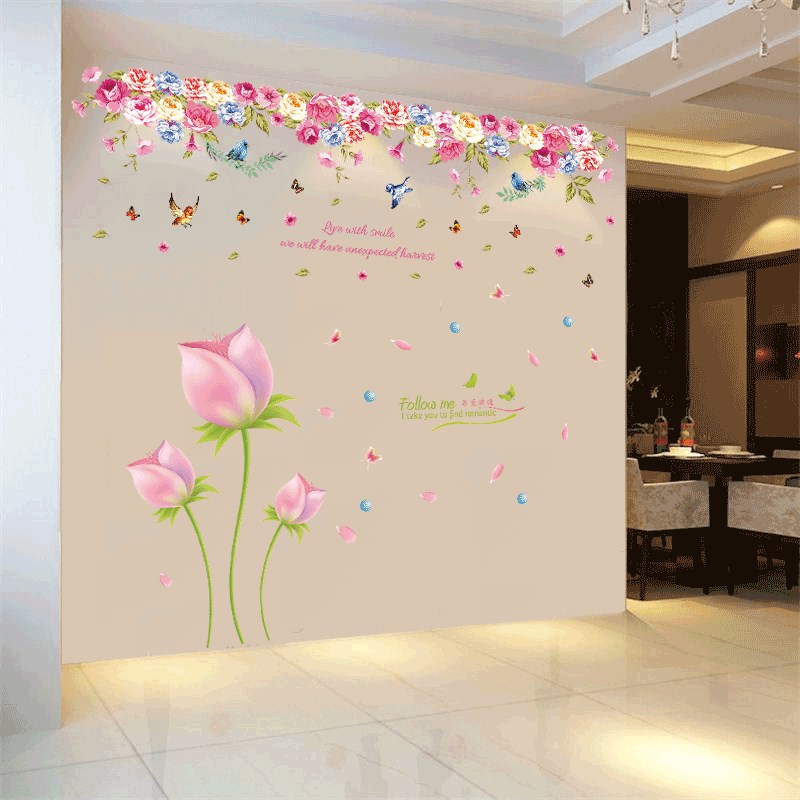 墙贴画房间牀头卧室墙壁墙面装饰墙纸自粘客厅电视背景墙贴纸贴花