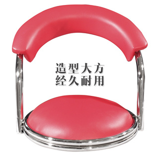 吧椅配件椅子坐面吧台椅接待椅前台椅10cm升降软包带靠背皮革椅面