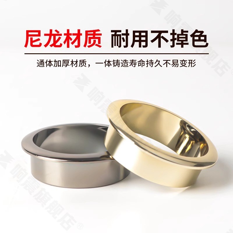 书桌孔洞装饰盖穿线孔盖板封口盖开孔洞口穿线盒圆走堵电线线孔盖