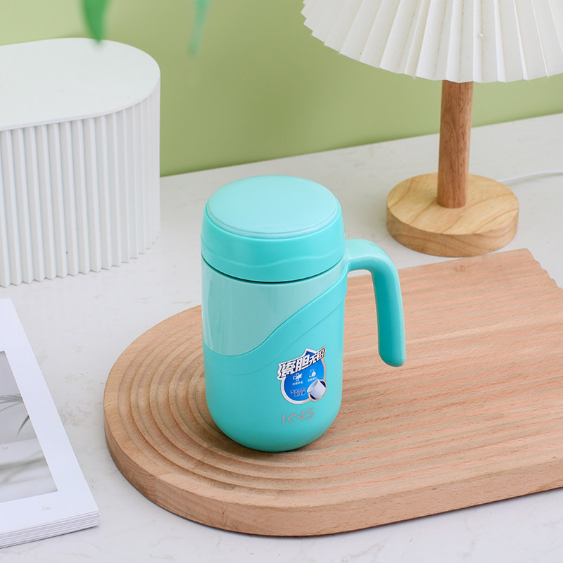 全陶瓷内胆保温杯防烫便携办公杯男女泡茶咖啡高颜值水杯子带手柄