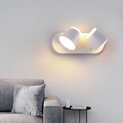 简约客厅卧室壁灯床头阅读玄关背景墙灯独立开关可角度调节