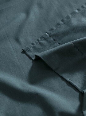 100支匹马棉床单单品 单件纯色长绒棉单双人床全棉大床单