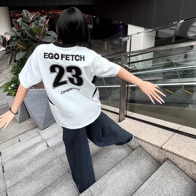 【官方正品】EGO FETCH×DPLS 联名球衣赛车短袖T恤男女同款休闲