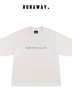 RUNAWAY RACE CLUB美式复古赛车短袖数码直喷男女情侣宽松