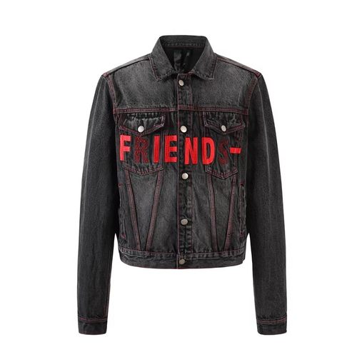 JuiceWRLD贴布刺绣牛仔外套