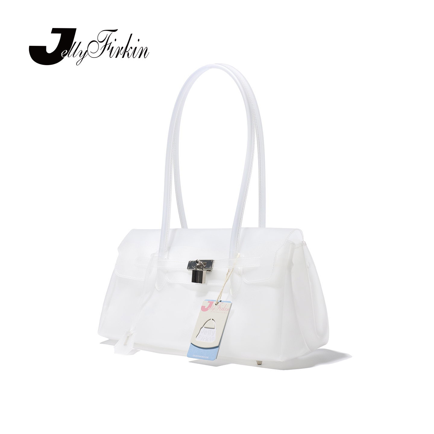 JellyFirkin磨砂白果冻法棍包