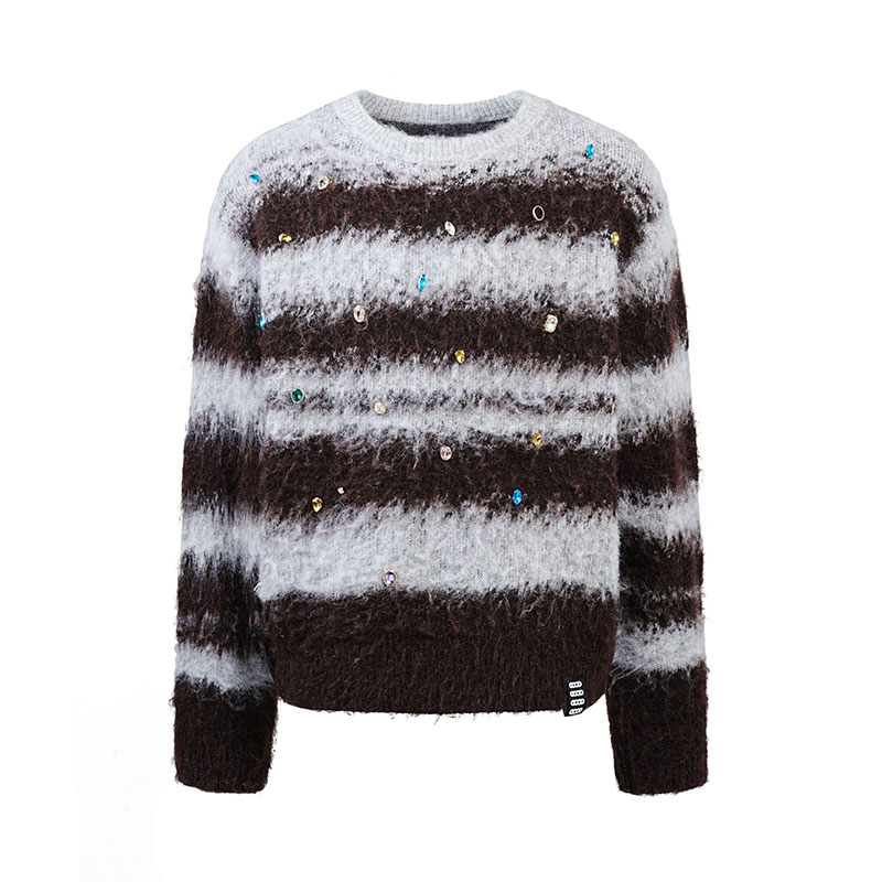 GOODBRAND宝石重工马海毛毛衣