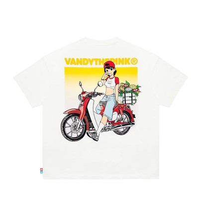 VandyThePink自行车女孩短袖T恤