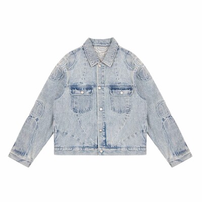 VandyThePink后背印花牛仔外套